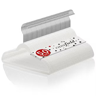 Casafield 14" Velvet Kid's Hangers for Children's Clothes, Set of 50 | Target