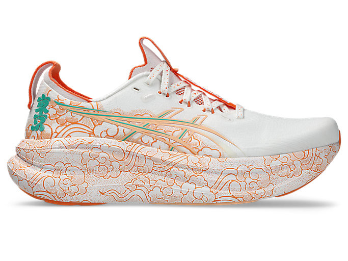GEL-NIMBUS 28 TOKYO | Unisex | White/Apricot Crush | Running Shoes | ASICS United States | ASICS (US)