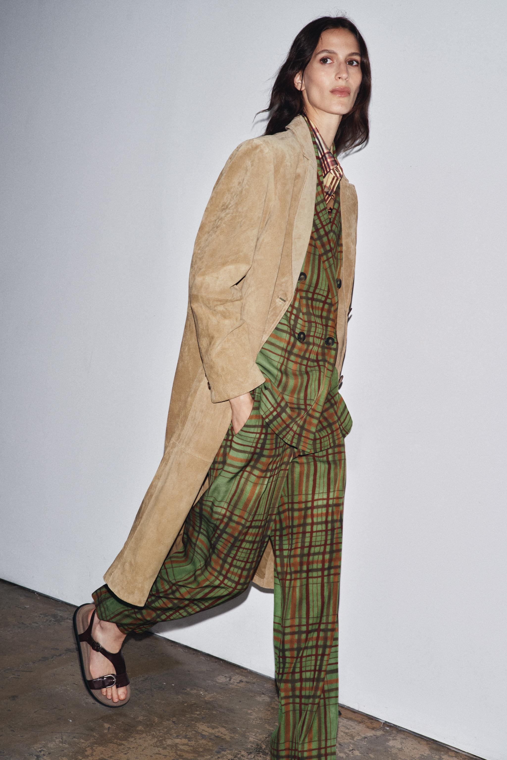 ZW COLLECTION LIMITED EDITION SUEDE COAT | Zara US