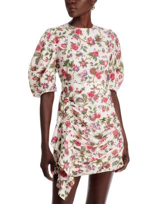 Pia Floral Print Cotton Mini Dress | Bloomingdale's (US)
