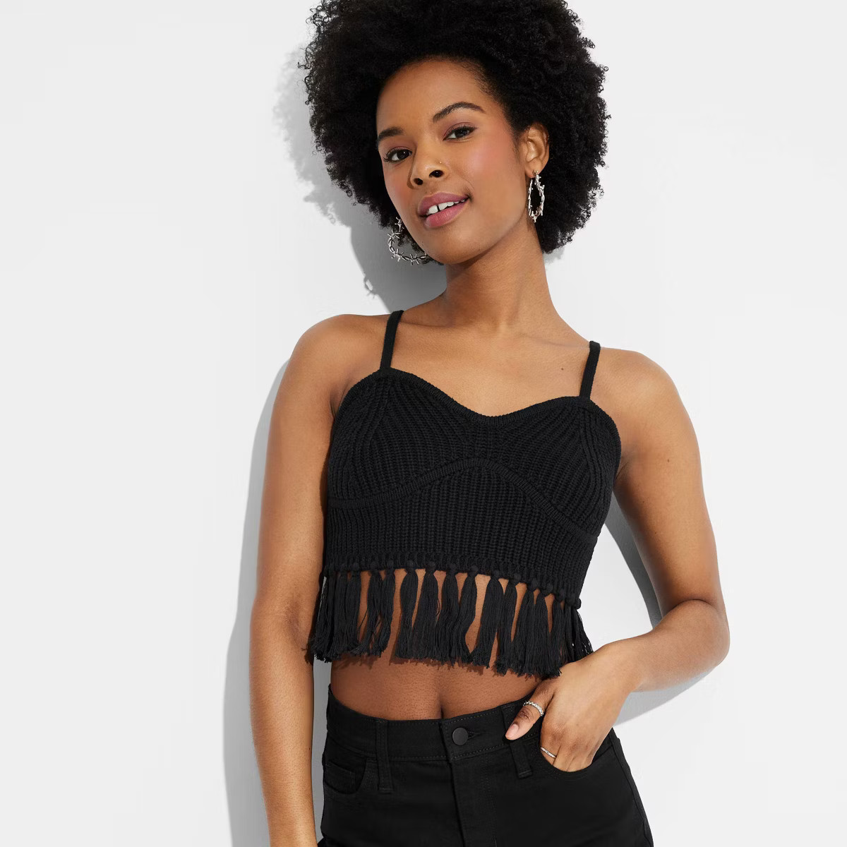 Women's Fringe Sweater - Wild Fable™ | Target