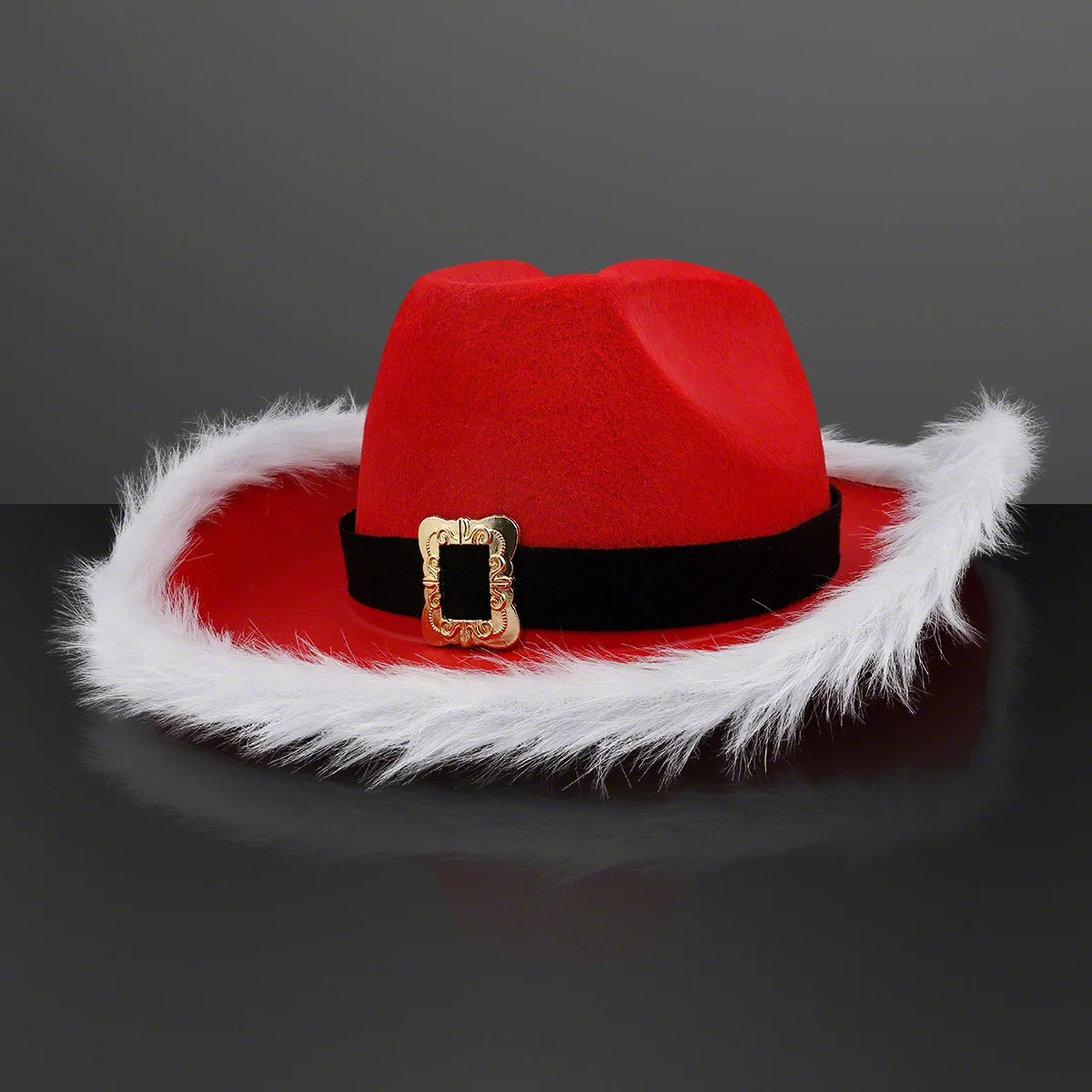 Non-Light Up Santa Cowboy Hat - Walmart.com | Walmart (US)