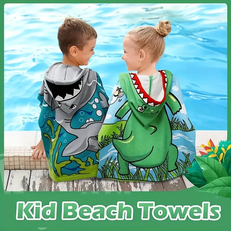 1pc Kids Beach Towel For Boys Girls, Cartoon Mermaid Hooded Bath Towel, Wrap Toddler Pool Towel, ... | Temu Affiliate Program