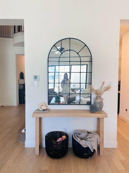living room decor wall mirror accent table console table 