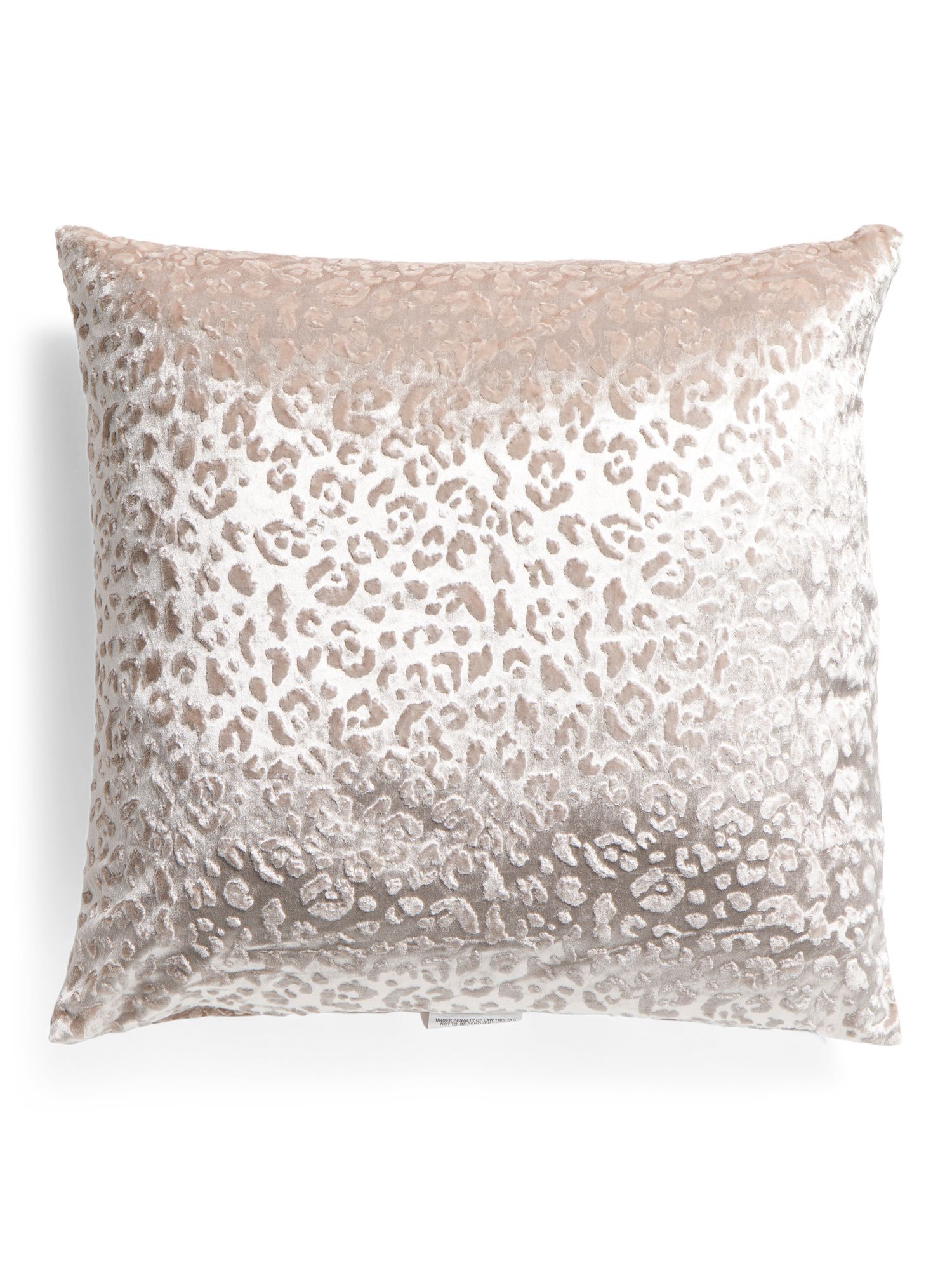 24x24 Oversized Cheetah Velvet Pillow | TJ Maxx