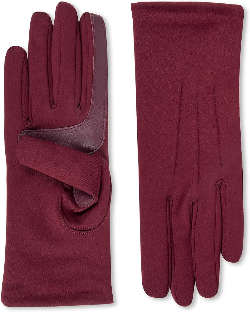 isotoner Women's Spandex Cold Weather Stretch Gloves With Warm Fleece Lining | Amazon (US)