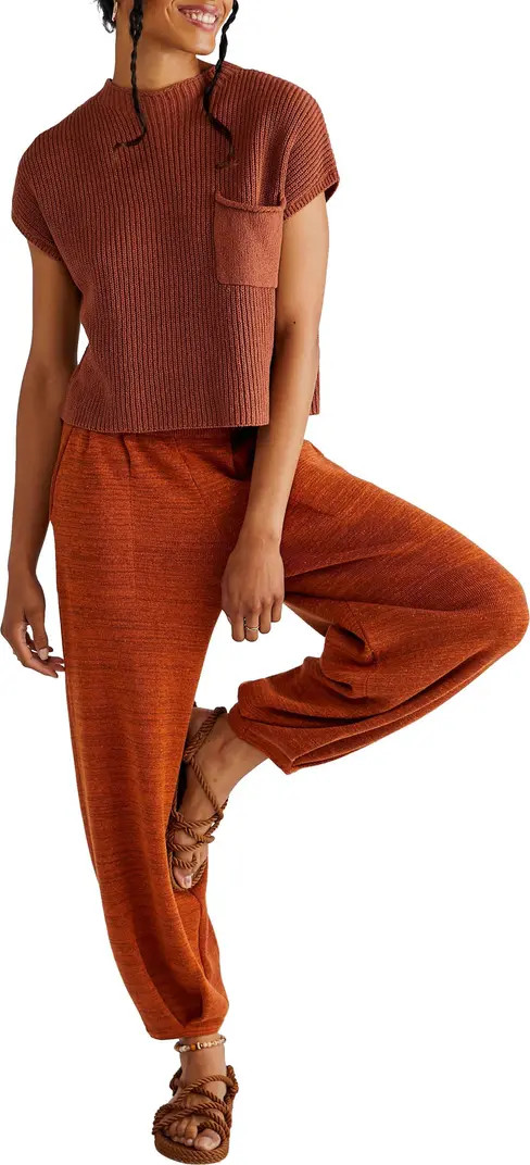 Free People Free-est Freya Short Sleeve Sweater & Pants Set | Nordstrom | Nordstrom