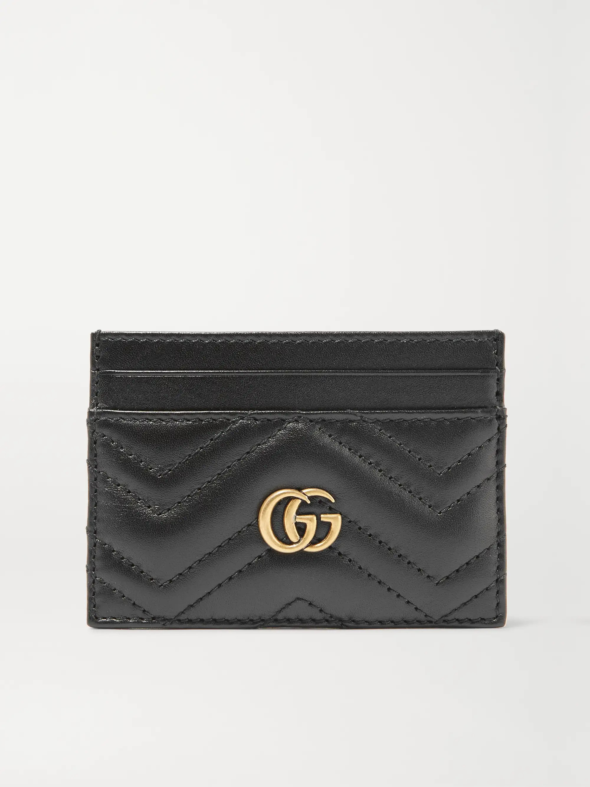 GG Marmont quilted leather cardholder | NET-A-PORTER (UK & EU)