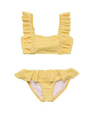 Girls' Sunshine Stripe Frilled Bikini - Little Kid, Big Kid | Bloomingdale's (AU)