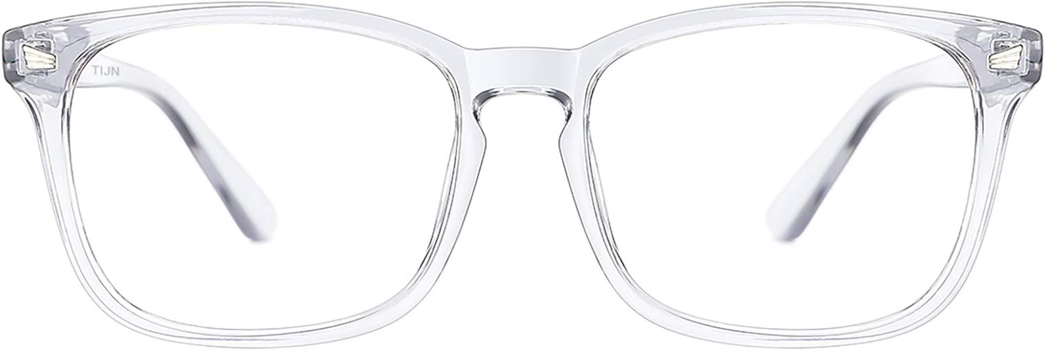 TIJN Blue Light Blocking Glasses Square Nerd Eyeglasses Frame Anti Blue Ray Computer Game Glasses | Amazon (US)