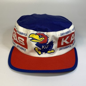 VINTAGE RARE KU KANSAS JAYHAWKS CAP HAT Kansas University Elastic Rim Flexible | eBay US