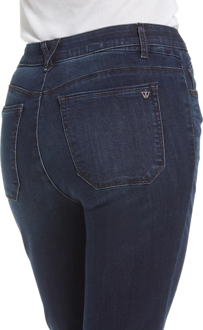 Wit & Wisdom 'Ab'Solution Raw Hem Slim Straight Jeans | Nordstrom | Nordstrom