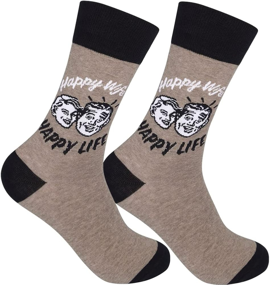 FUNATIC Funny and Crazy Socks with Sayings - Novelty Gifts for Men, Women, Teens | Amazon (US)