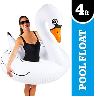 BigMouth Inc. Giant White Swan Pool Float | Amazon (US)