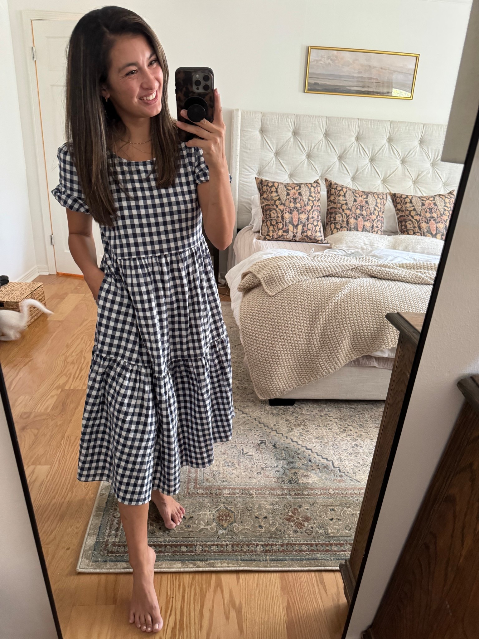 Fall midi dress
Wearing a size small
Amazon fashion 
Bedroom 

#LTKFindsUnder50 #LTKHome