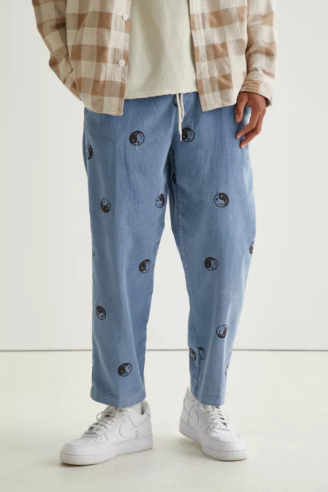 UO Embroidered Corduroy Beach Pant | Urban Outfitters (US and RoW)
