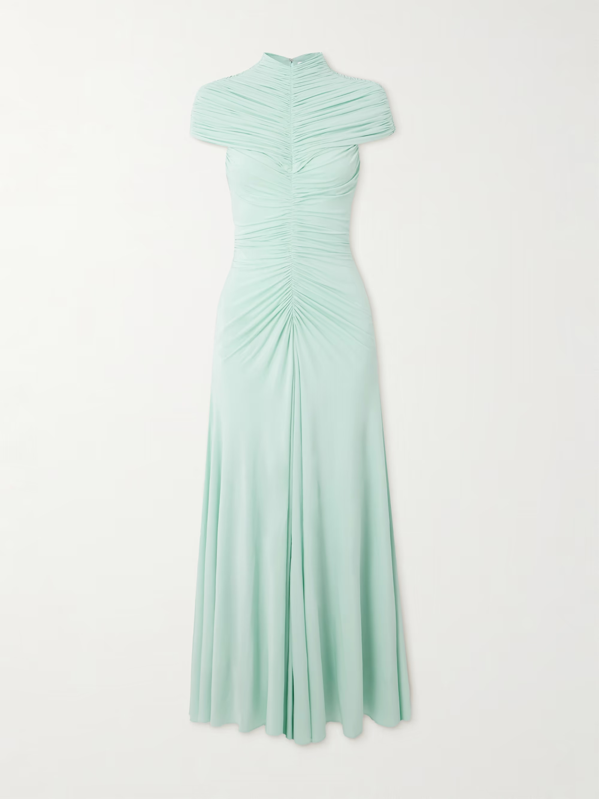 Ruched jersey midi dress | NET-A-PORTER (UK & EU)