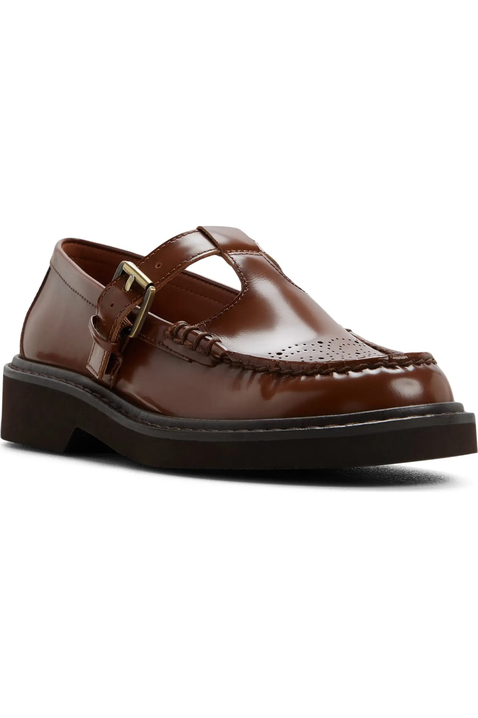 Romy Buckle T-Strap Loafer (Women) | Nordstrom | Nordstrom