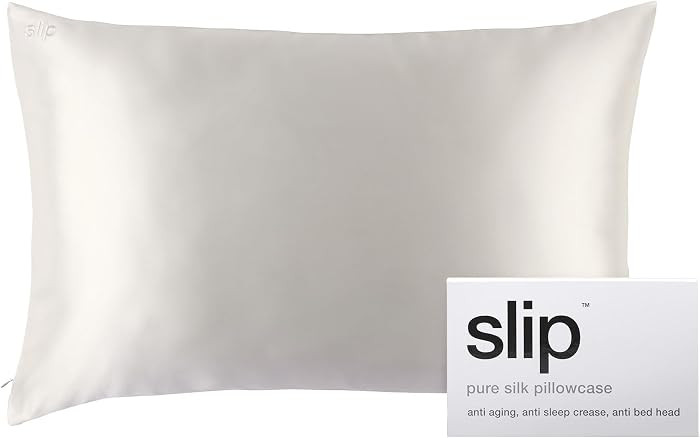 Slip Silk Queen Pillowcase, White | 100% Pure 22 Momme Mulberry Silk | Amazon (US)