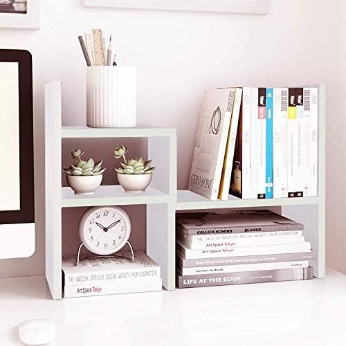 Jerry & Maggie - Desktop Organizer Office Storage Rack Adjustable Wood Display Shelf | Birthday G... | Amazon (US)
