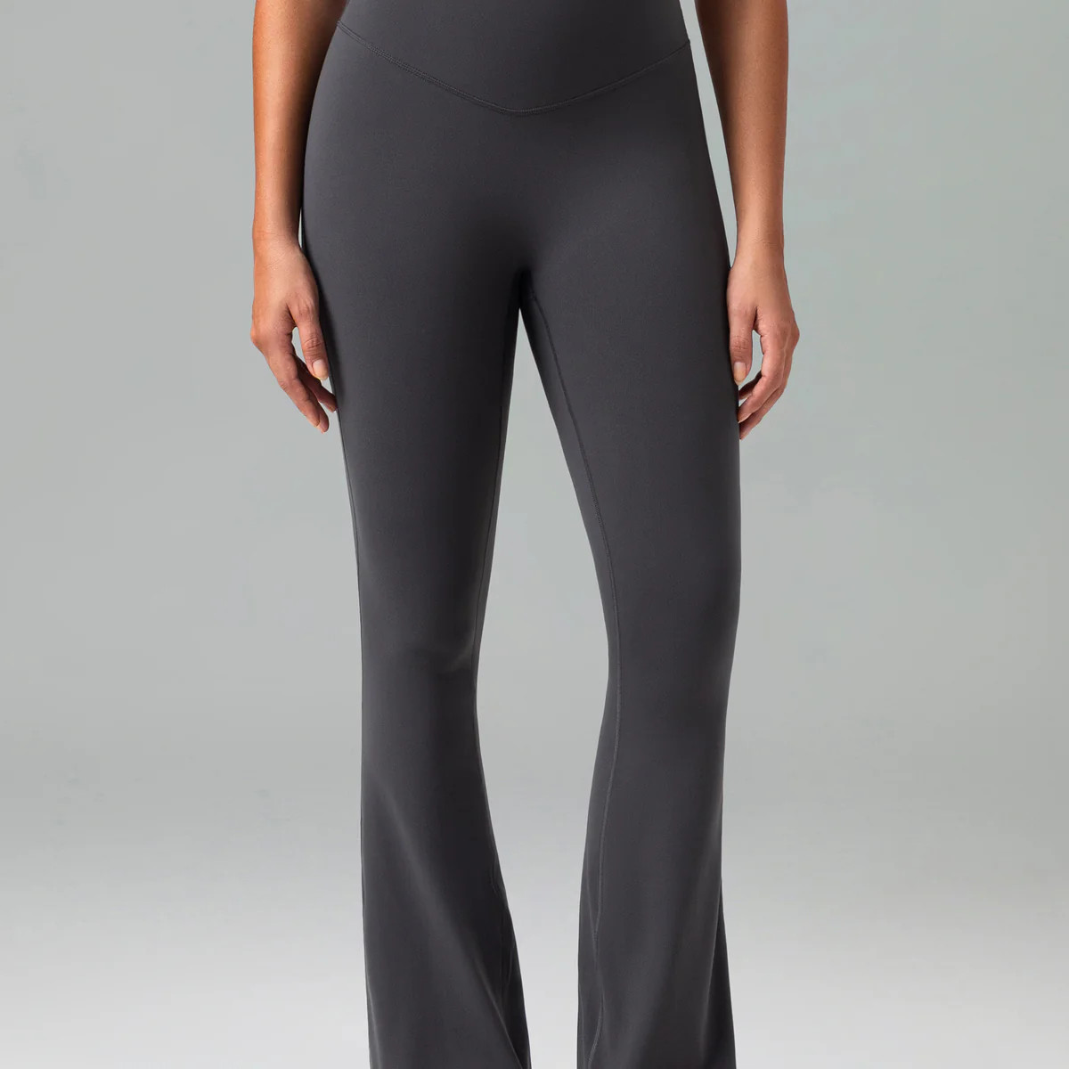 Dreamlux High Waisted No Front Seam Flare Legging 29.5" | Colorfulkoala