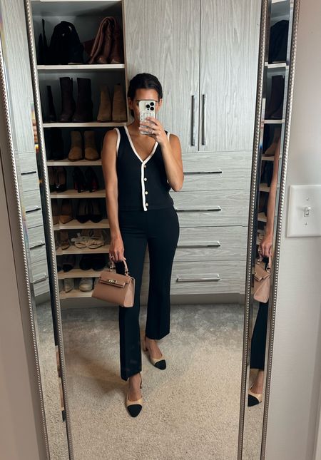  Business casual outfits for summer / interview outfit ideas / office outfits 

Spanx black pants for work : wearing size small
Abercrombie top : size small 

Chanel inspired block heels are true to size from Amazon 

#LTKFindsUnder50 #LTKWorkwear #LTKFindsUnder100