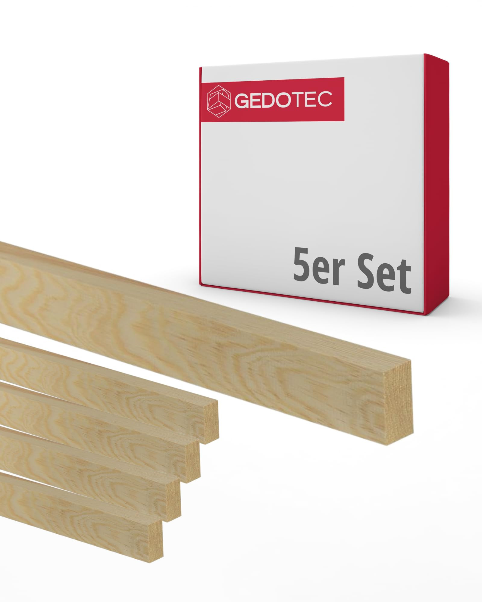 Gedotec Holzleisten - Holzbretter zum bauen Bastelklötzchen 100 cm lang | 5 Stück 5 x 10 mm | B... | Amazon (DE)