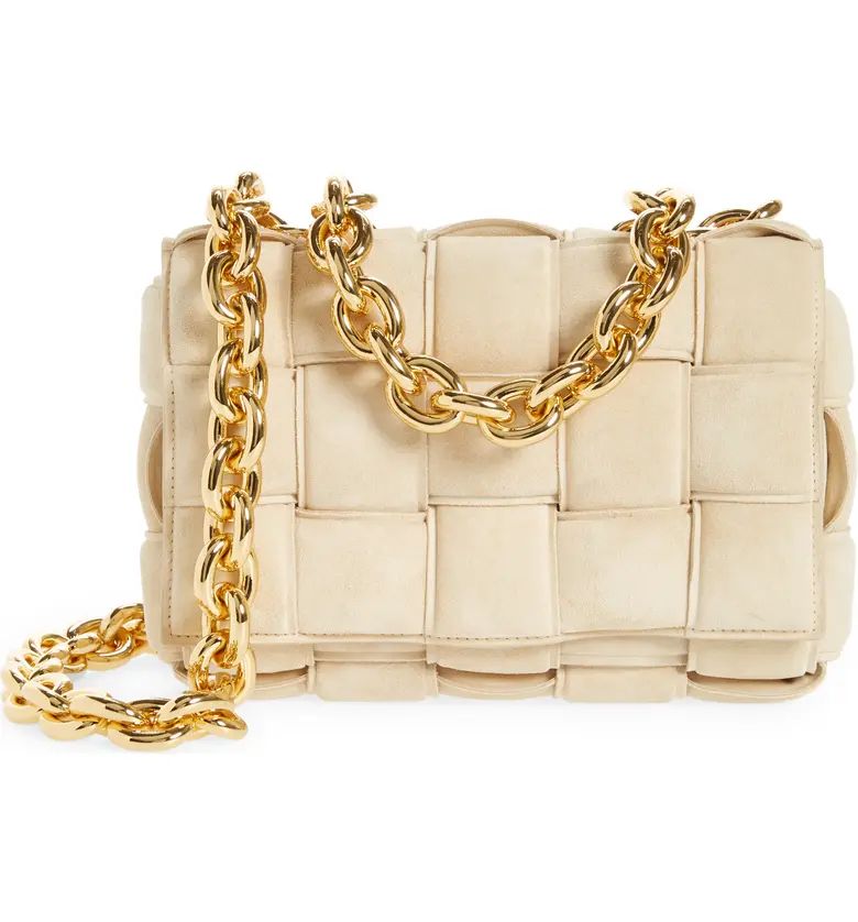 Bottega Veneta Chain Cassette Suede Crossbody Bag | Nordstrom | Nordstrom