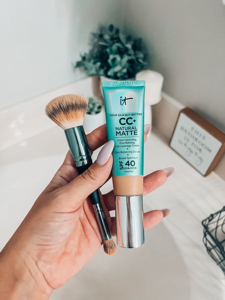 The perfect everyday duo — this foundation is perfection so light weight and provides gooood coverages plus the brush is great for foundation application and under eye concealer!! 

#LTKFindsUnder50 #LTKSeasonal #LTKBeauty