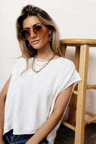 Tilly Top in White | Böhme US