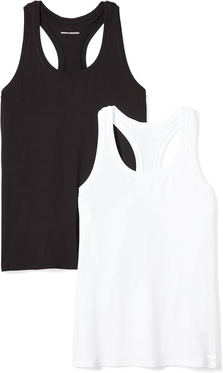 Amazon Essentials Women's 2-Pack Tech Stretch Racerback Tank Top | Amazon (US)