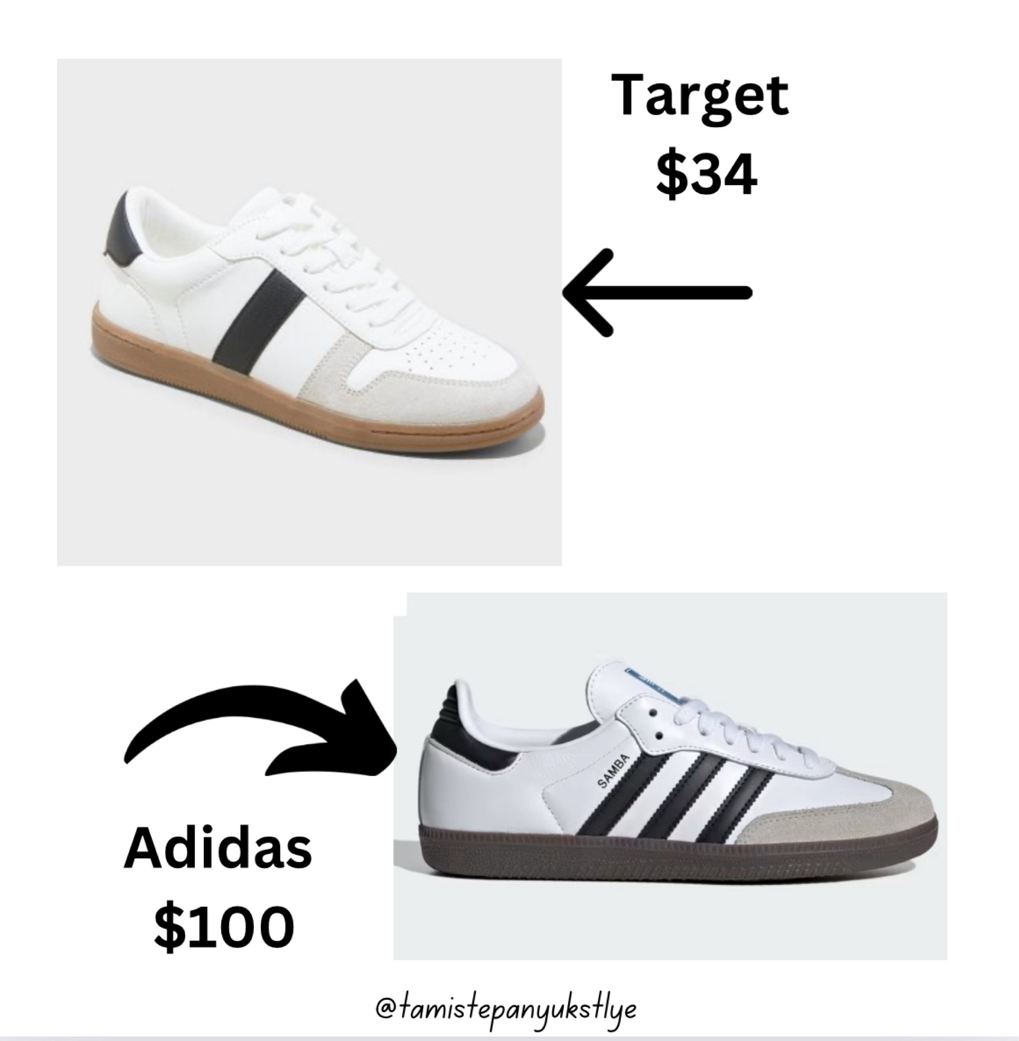 Adidas $100 or Target $34 sneakers!!!

#LTKFindsUnder100 #LTKFindsUnder50 #LTKShoeCrush