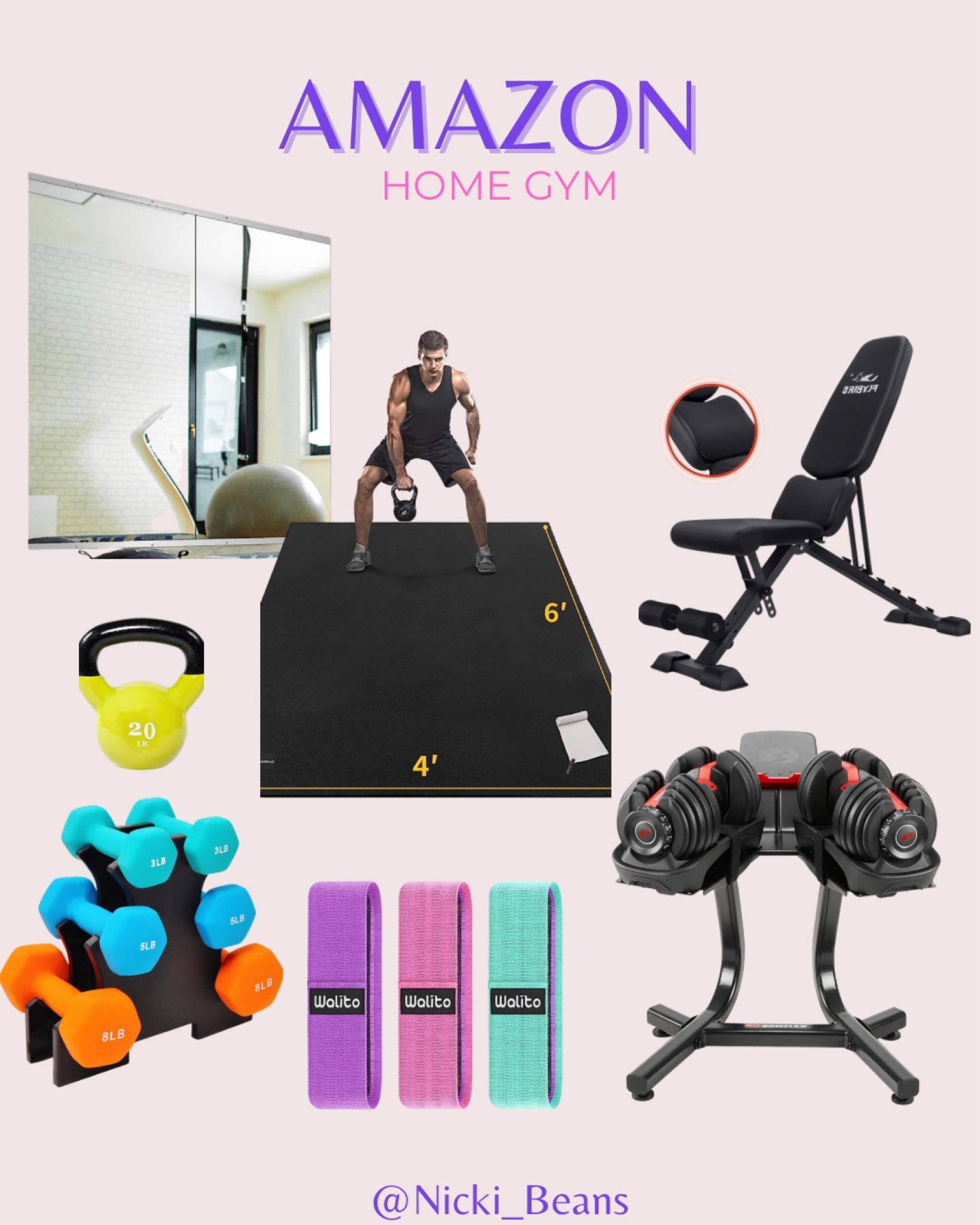 🏋🏻‍♀️Home gym brought to you by Amazon

#LTKhome #LTKfit