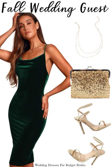 
Fall wedding guest dress and accessories in green and gold.

Event dress. Wedding guest dress. Winter dresses. Date night outfit idea. Fall family photos. Semi formal dresses. Rehearsal dinner guest dress. Cocktail dress.

#LTKstyletip #LTKwedding #LTKSeasonal