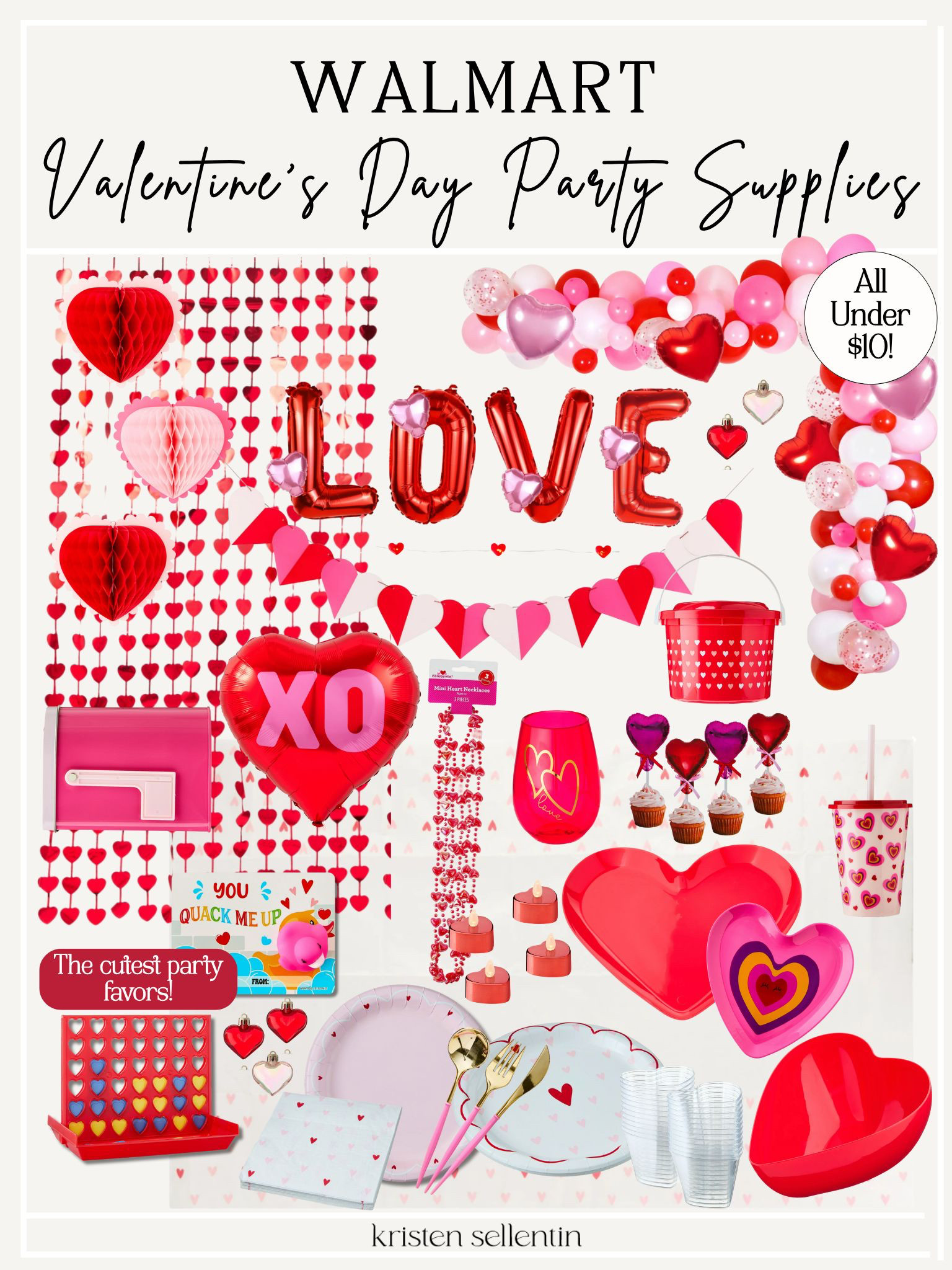 Valentine's Day Party Supplies @ walmart! All under $10! 

 

#LTKSeasonal #LTKHome #LTKFindsUnder50