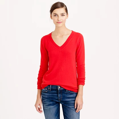 Collection cashmere V-neck sweater | J.Crew US