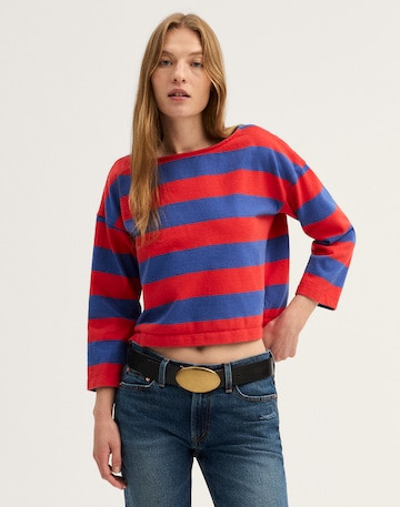The Rugby Boatneck Long-Sleeve Tee in Club Cotton | Madewell