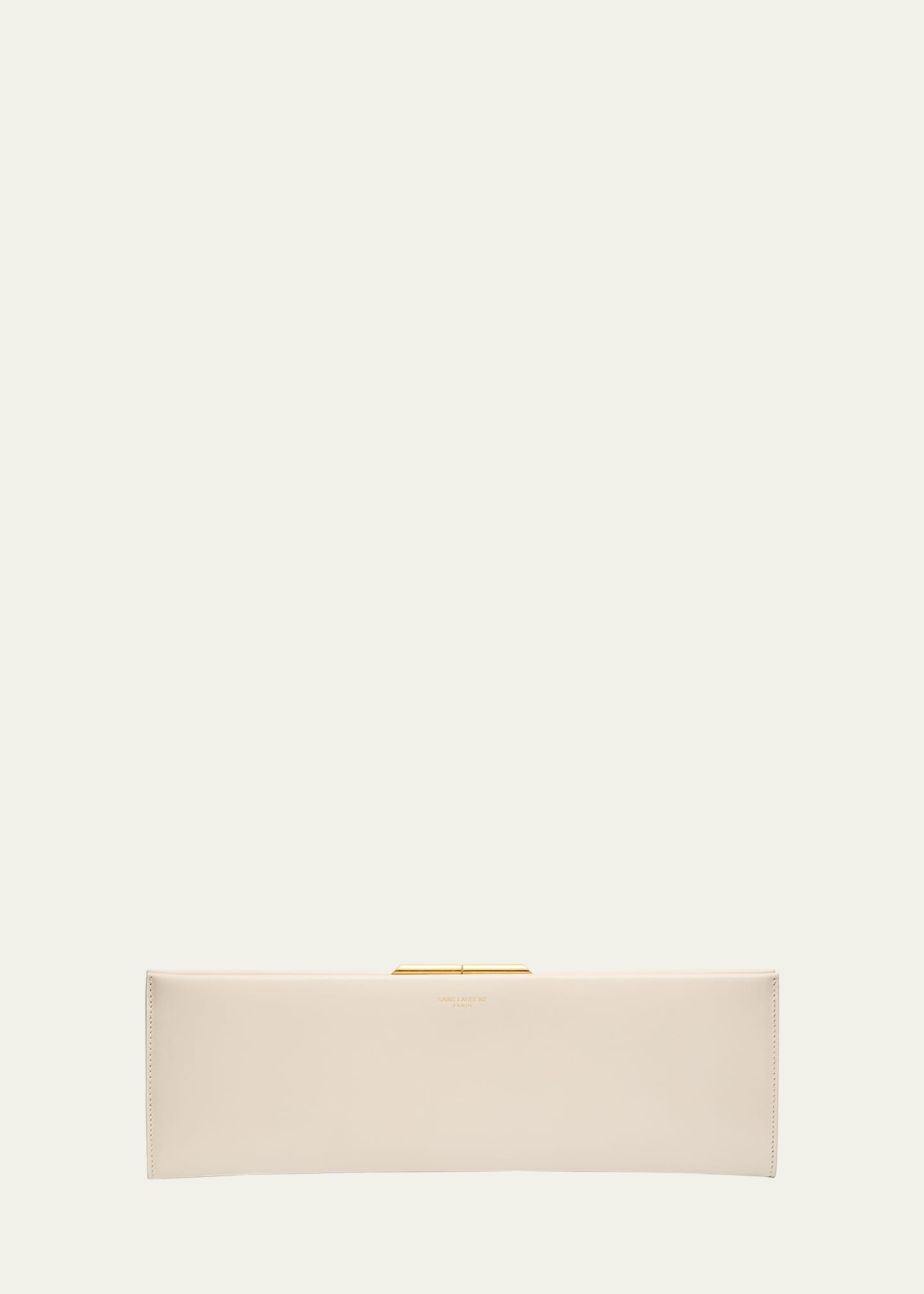 Saint Laurent Midnight Large Pochette Clutch Bag in Leather | Bergdorf Goodman