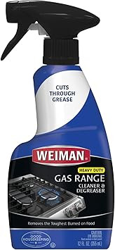 Weiman Gas Range Cleaner and Degreaser, Single, Lemon, 1 Count | Amazon (US)