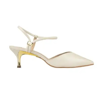 Sapato Scarpin Luz da Lua Slingback Panna | Dafiti (BR)