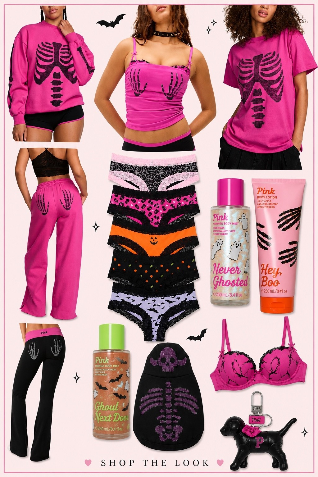 New pink Halloween! Spooky cute Halloween outfits lounge wear