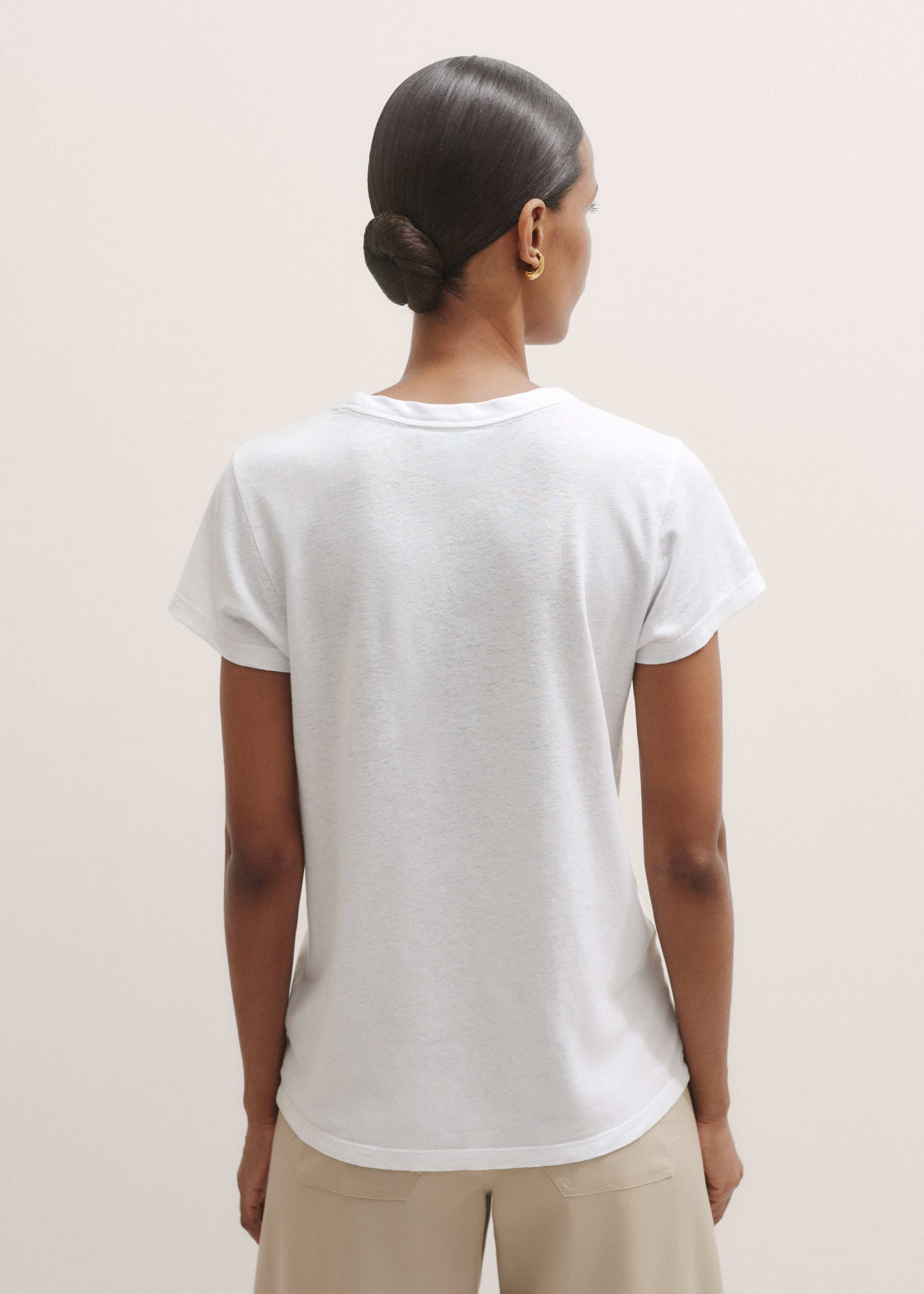 Soft Washed Tee Textured Cotton + Hemp Jersey | ME+EM Global (Excluding US)