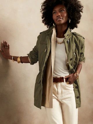 Petite Utility Field Jacket | Banana Republic (US)