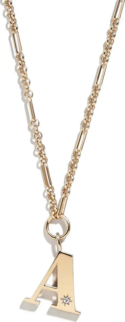 Large Initial Pendant Necklace | Nordstrom
