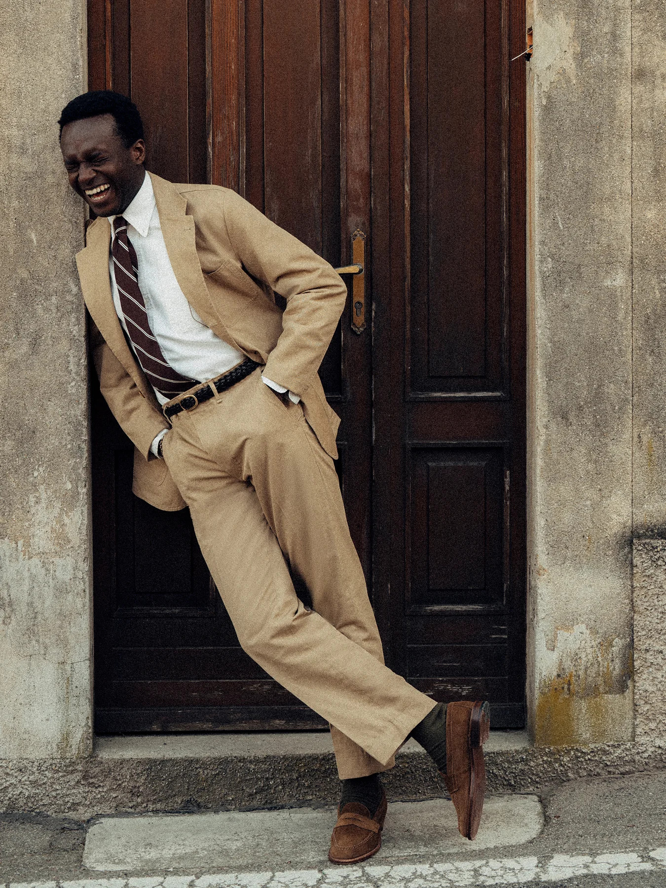 Khaki Tropic Twill Carry-On Jacket | Buck Mason | Buck Mason