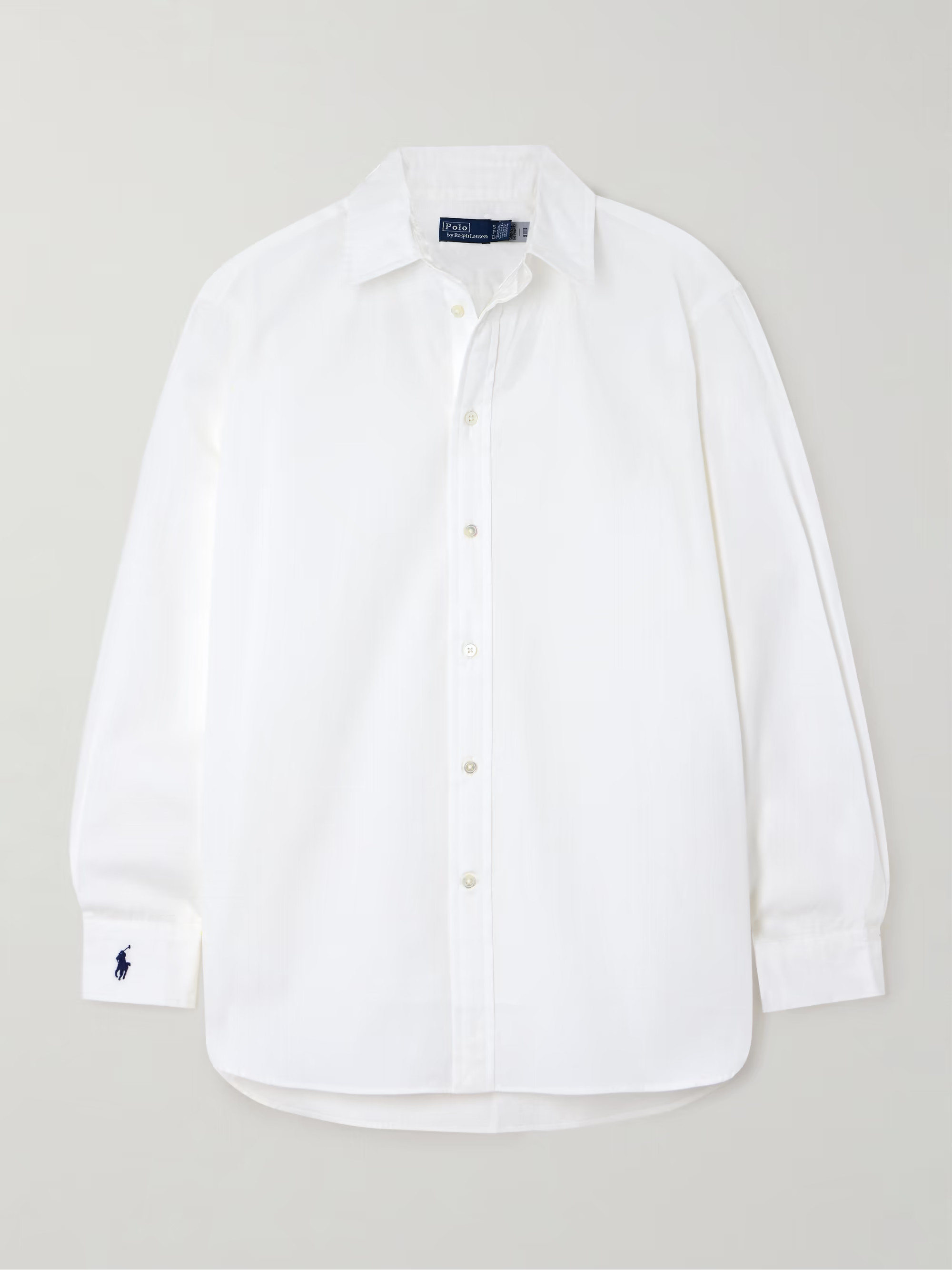 Embroidered cotton-poplin shirt | NET-A-PORTER (US)
