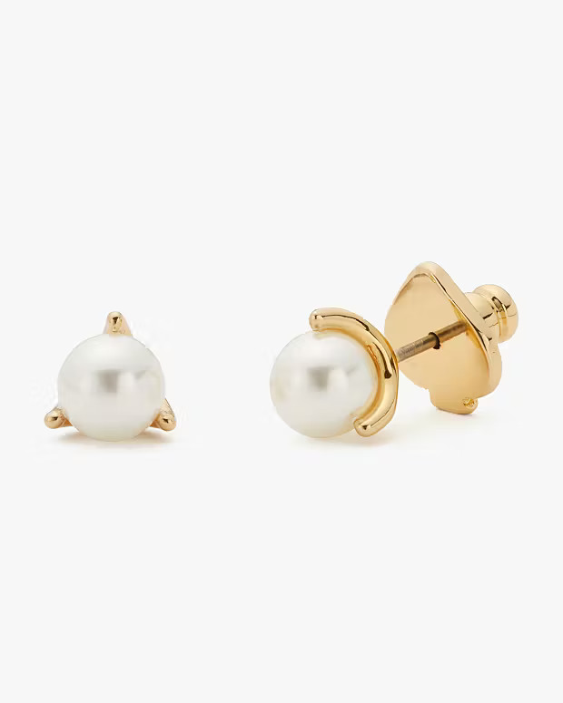 Brilliant Statements Mini Tri-prong Studs | Kate Spade (US)