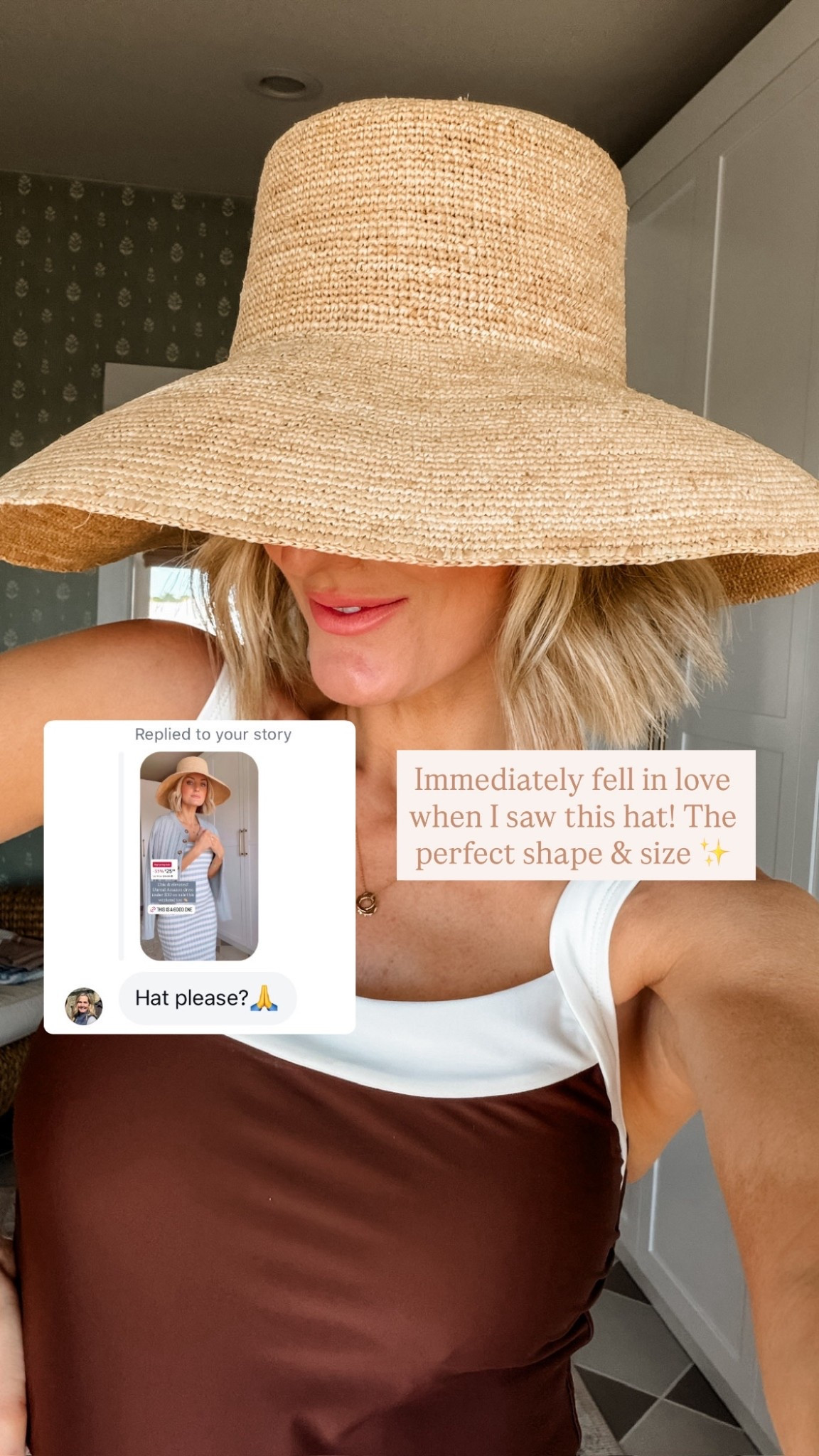 I’ve been wearing this hat on repeat! It’s a must pack for your next vacation! 

Loverly Grey, straw hat, vacation finds, resortwear

#LTKTravel #LTKSeasonal #LTKootd