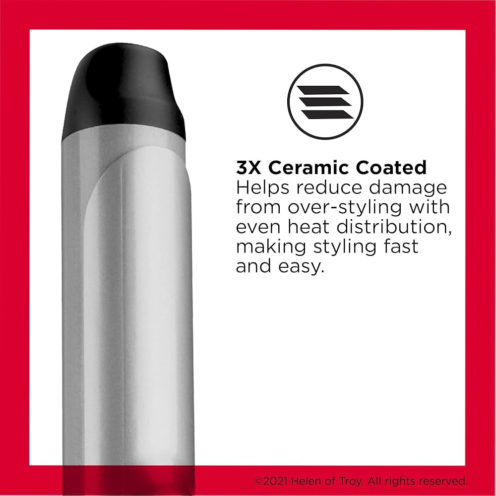 Revlon Perfect Heat Triple Ceramic Curling Iron | For Silky Smooth Loose Curls (1-1/2 in) | Amazon (US)