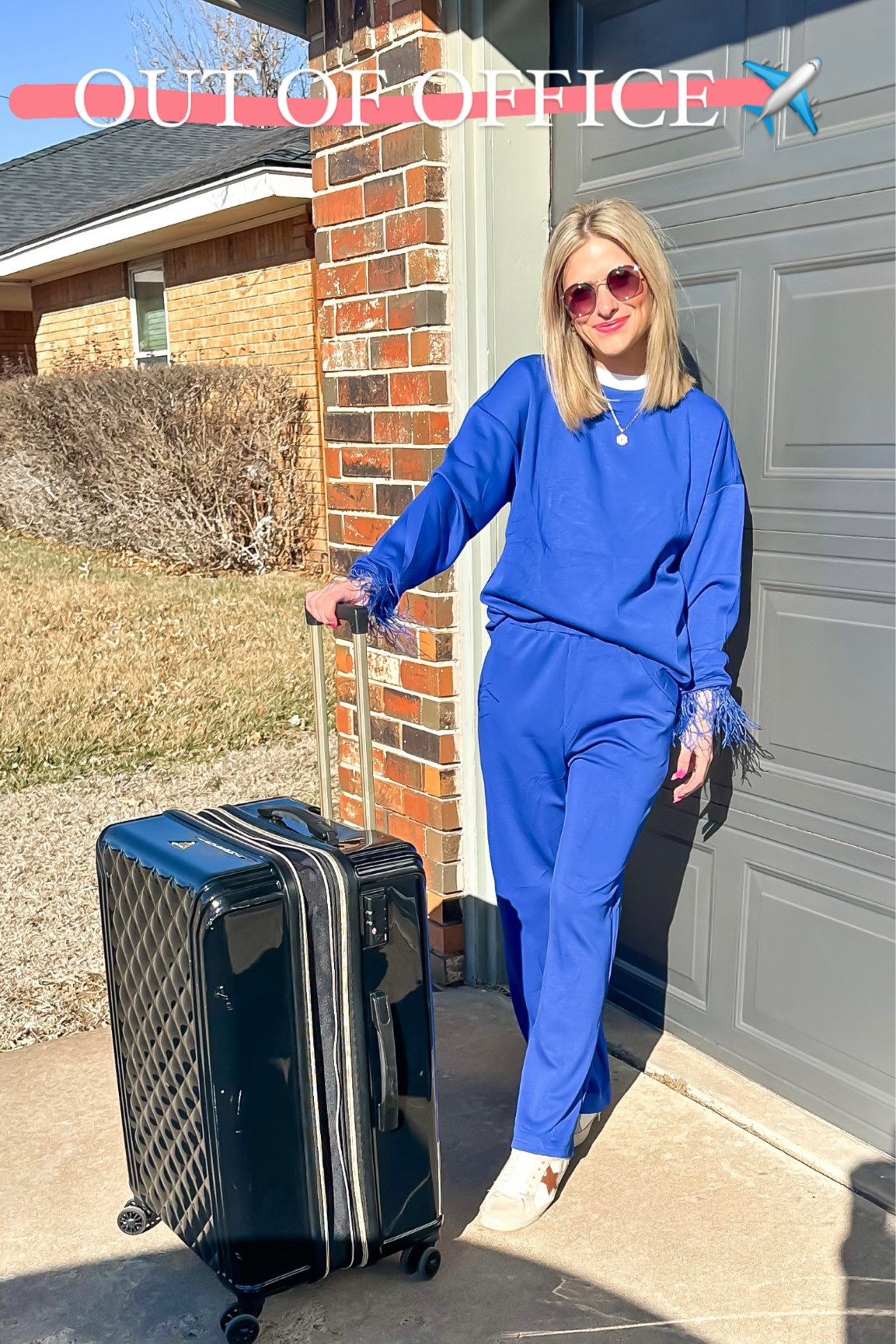 Travel ootd // Amazon set// feather sleeves// travel // cruise // airplane 

#LTKSeasonal #LTKSpringSale #LTKfindsunder50